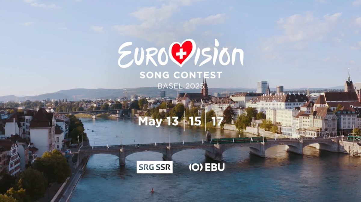 eurovision_time's tweet photo. Basel, 13, 15-17 mayıs tarihlerinde yapılacak olan 2025 #Eurovision Şarkı Yarışması'na ev sahipliği yapacak. https://t.co/PcCK2xWHNy