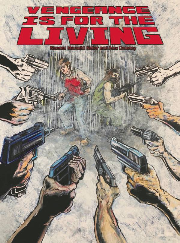 Floating World Comics · Releases Dec 18th, 2024
Vengeance Is For The Living #4 - Sounds like a comic ya wanna read, eh? GRAB the 4th and FINAL DOUBLE SIZED ISSUE!!!! IT'S A F****N' MONSTER at 72 pages!!!!!! - <a href="/exult/">exult</a>.tv