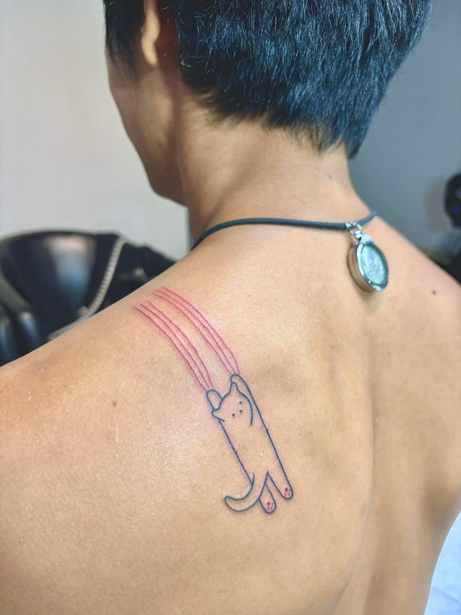 AE_168sky's tweet photo. @brendafarro I love this tattoo  So I actually tattooed it. https://t.co/ln0cP91DoN