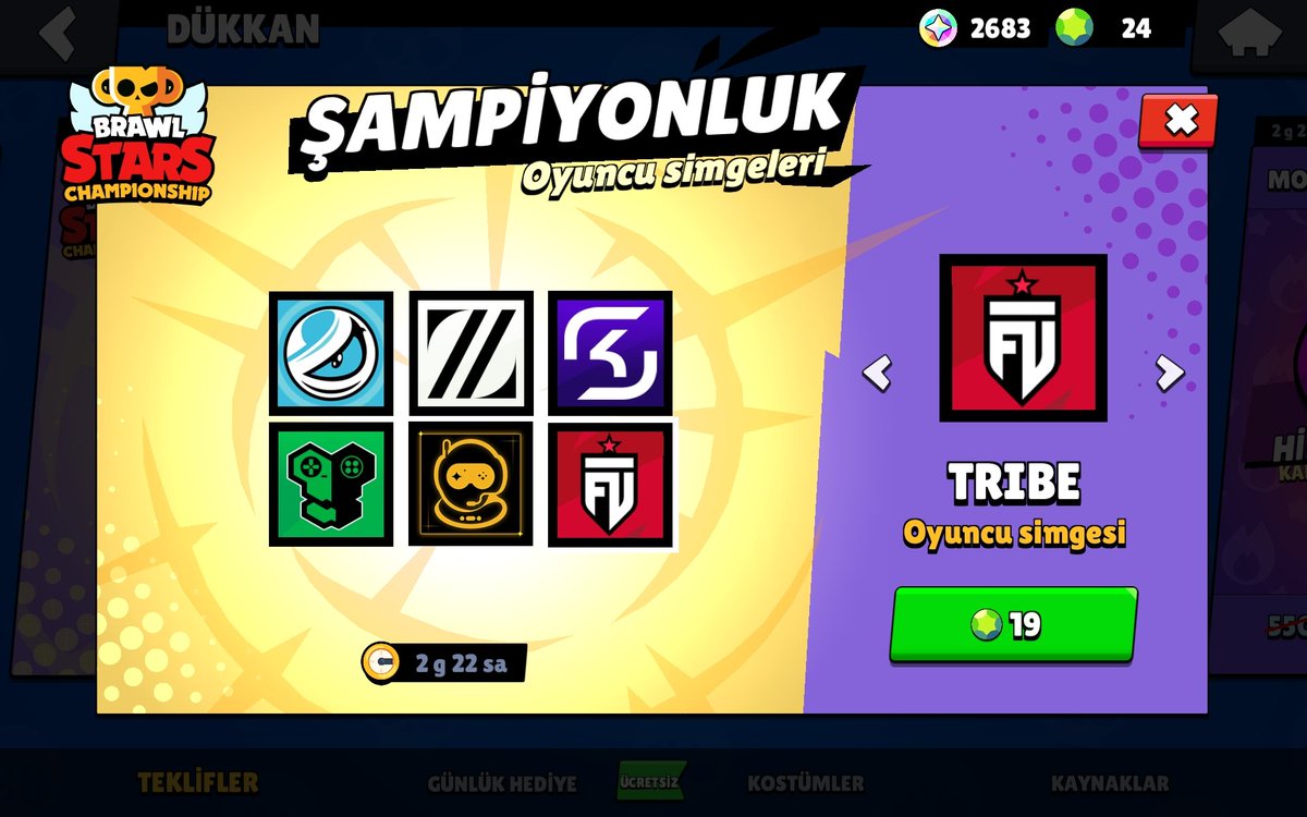 Abdullah61196's tweet photo. @BrawlStars I GOT FUT TRIBE BEFORE GTA 6 👀👀 https://t.co/sO0CmHlm9w