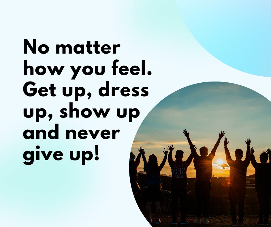 fusioncombattc's tweet image. We will have some bad days and some good, but it won’t be the same every day. The important thing to do is keep working on your goals and never give up! That is really how you can make it happen!

#GrowthMindset