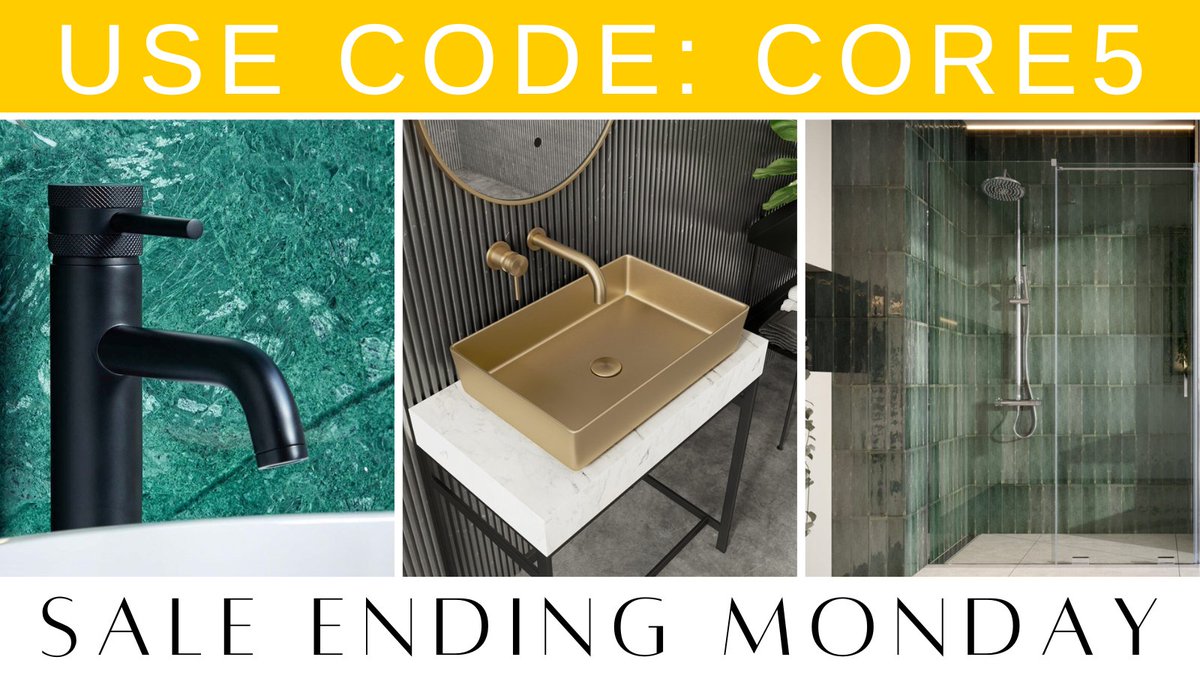 Scudo Core Bathroom #sale ending Monday - Shop now 🫧 mailchi.mp/cnmonline/sale…