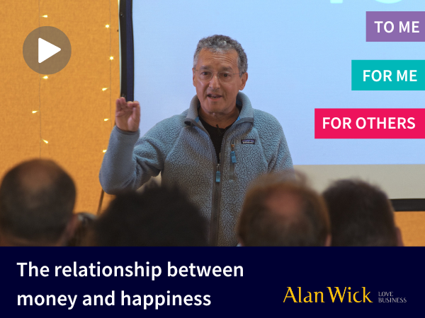 What does money mean to you?

I’m fascinated by people’s relationship with money.

The drive to make more of it can be a powerful motivator, and the fear of losing it can paralyse decision making and prevent us from enjoying the moment.

Have you asked yourself what you’re making