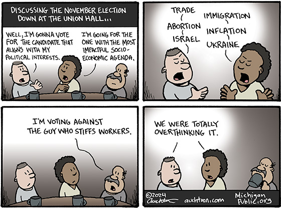 John Auchter (@johnauchter) on Twitter photo cartoon for <a href="/MichiganPublic/">MichiganPublic.com</a> <a href="/michiganradio/">Michigan Public</a> #Unions #LaborDay #Election2024 michiganpublic.org/commentary/202… cartoon for <a href="/MichiganPublic/">MichiganPublic.com</a> <a href="/michiganradio/">Michigan Public</a> #Unions #LaborDay #Election2024 michiganpublic.org/commentary/202…