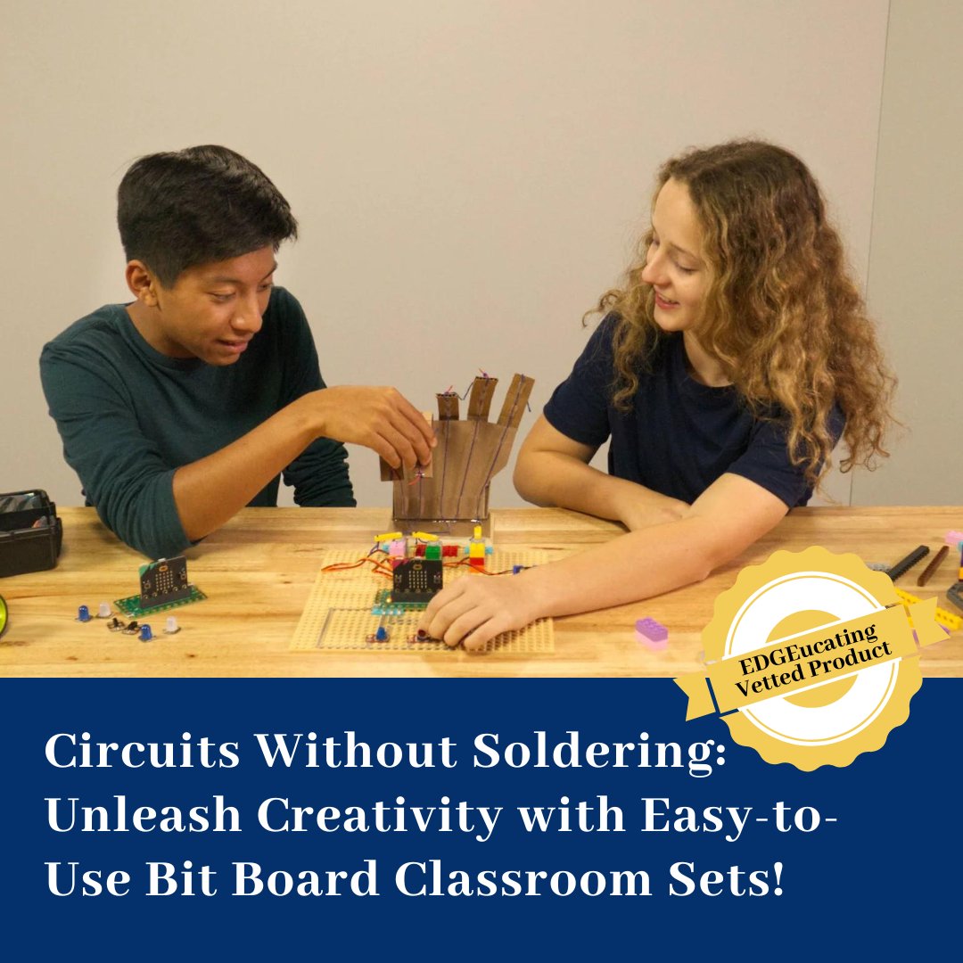 EDGEucating's tweet image. Spark creativity in your classroom with Crazy Circuits Bit Board Classroom Sets from @browndoggadgets!  Created by educators for educators: zurl.co/Wezt  #CrazyCircuits #STEM #EdTech