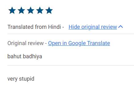 arpit_nnd's tweet photo. @GooglePlay this feels "very stupid" 😁 https://t.co/KzGAyrtTTB