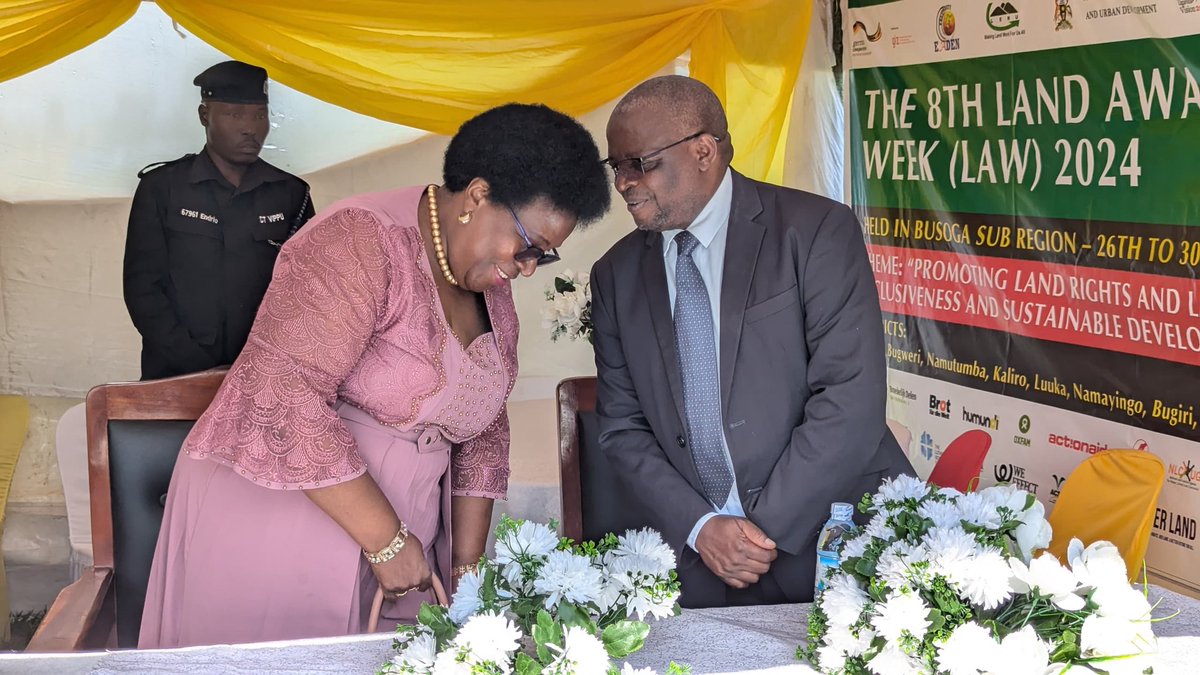 EADENNetwork20's tweet photo. Ms Naome Kabanda, Director of Land Management, Ministry of Lands joins the main 8th Land Awareness Week Finale. #Landawarenessweek  @ministry_lands https://t.co/6LxVvhOfCR