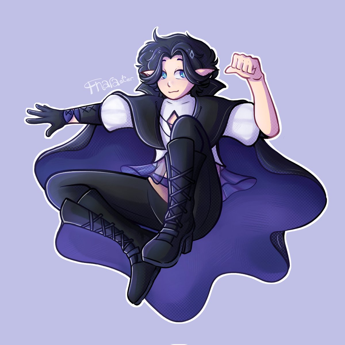 3rd #Artfight attack - Ryo
Oc by : AlatusFate

I'm proud of this one tbh