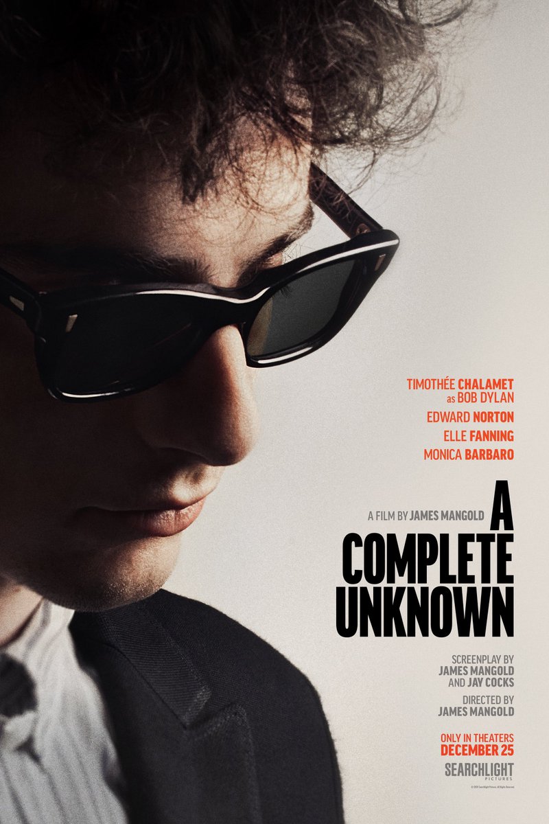 ChalametBRA's tweet photo. Novo pôster de “A Complete Unknown”, filme biográfico sobre Bob Dylan estrelando Timothée Chalamet, Edward Norton, Elle Fanning e Monica Barbaro, dirigido por James Mangold. https://t.co/TTgoR22Dhw
