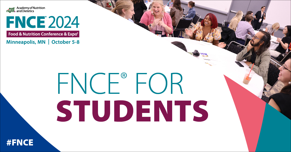eatrightPRO (@eatrightpro) on Twitter photo 📢 Attention #eatrightPRO student members! 📢
📅 Wednesday, September 4 is the last day to apply for the Academy Foundation's Student Stipend ($165) to attend <a href="/eatrightFNCE/">eatrightFNCE</a> in Minneapolis this fall!
💰 Learn more and apply: sm.eatright.org/StudentStipend
#FNCE #futureRDN #rd2be 📢 Attention #eatrightPRO student members! 📢
📅 Wednesday, September 4 is the last day to apply for the Academy Foundation's Student Stipend ($165) to attend <a href="/eatrightFNCE/">eatrightFNCE</a> in Minneapolis this fall!
💰 Learn more and apply: sm.eatright.org/StudentStipend
#FNCE #futureRDN #rd2be