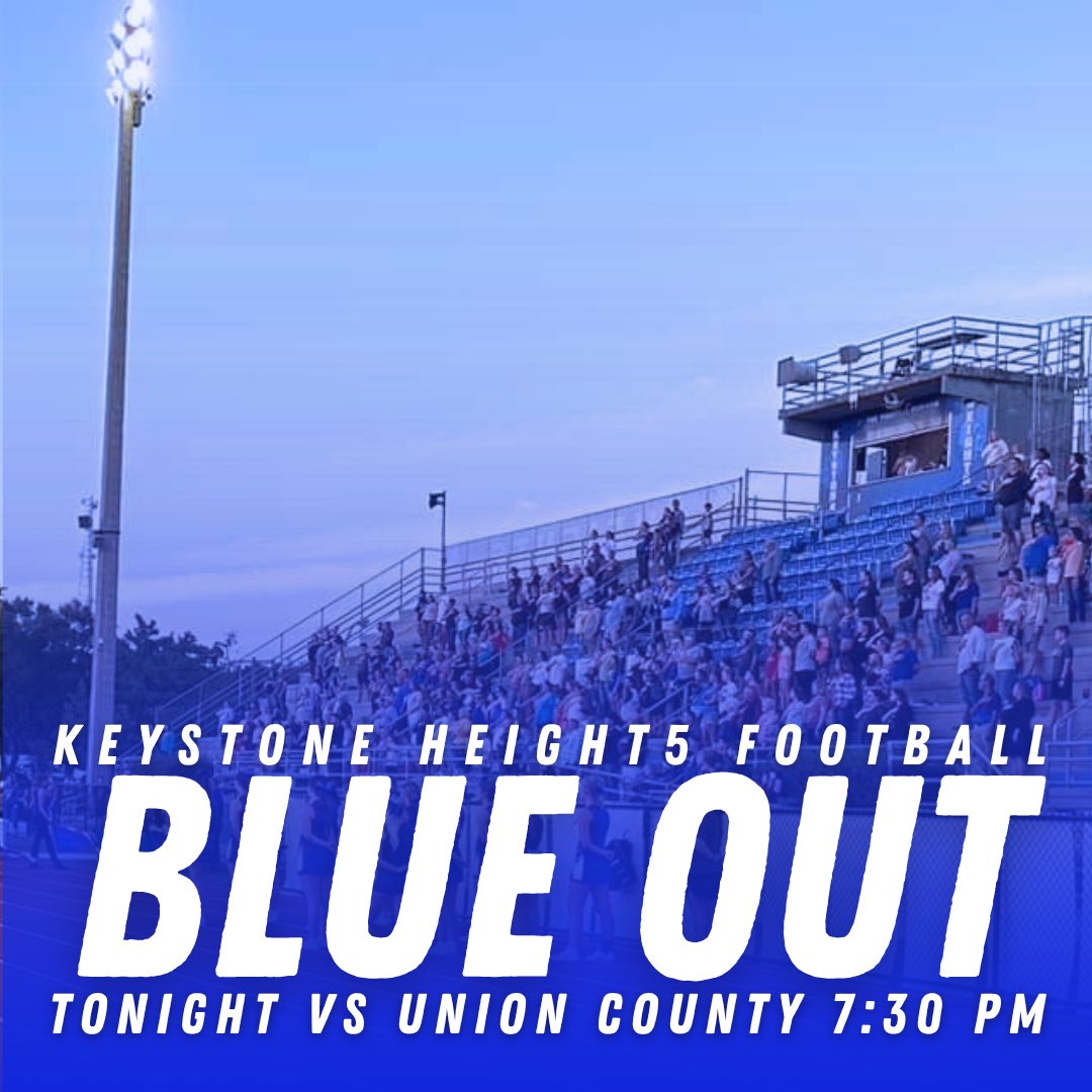KHHSFB's tweet photo. 🚨Game Day🚨
🏈 Football (Week 2)
🆚 Union County
🎟️ $10 - GoFan
📍 Keystone Heights Jr/Sr High School
📆 8.30
⌚️ 7:30 PM
#OneTribe #KeepFighting5 https://t.co/xREDvnVnq5