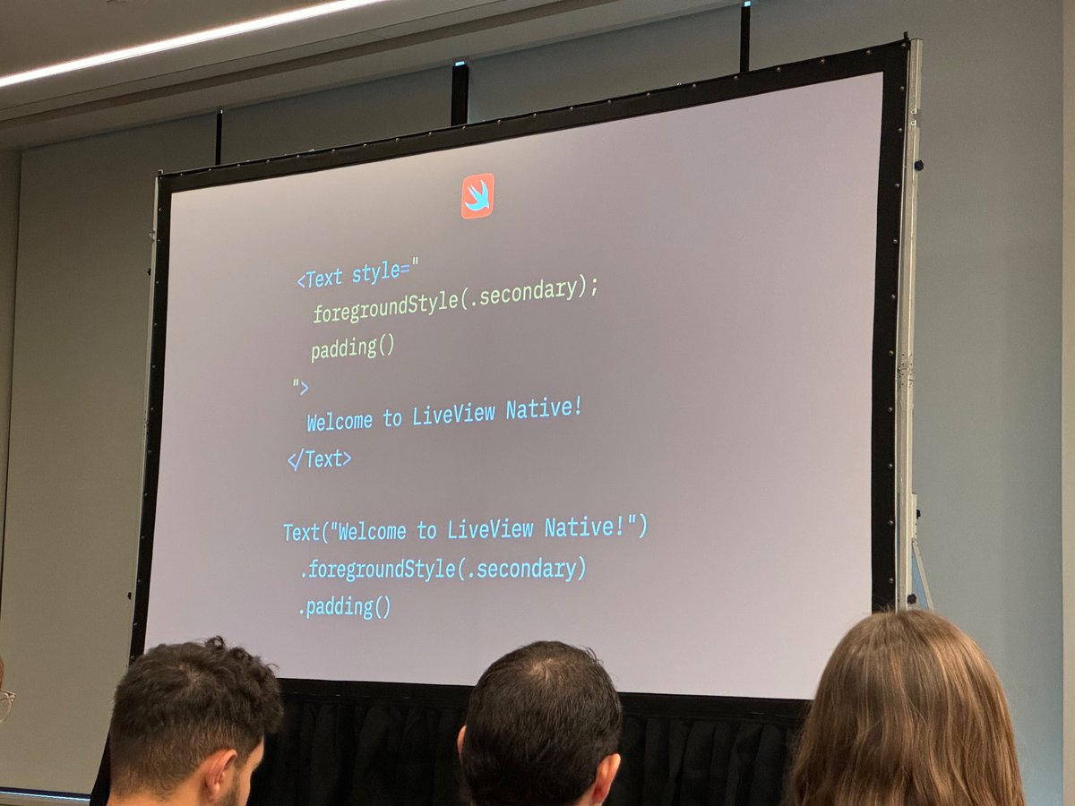 TylerAYoung's tweet image. “LiveView Native is ready,” says @bcardarella 

#MyElixirStatus #ElixirConf2024