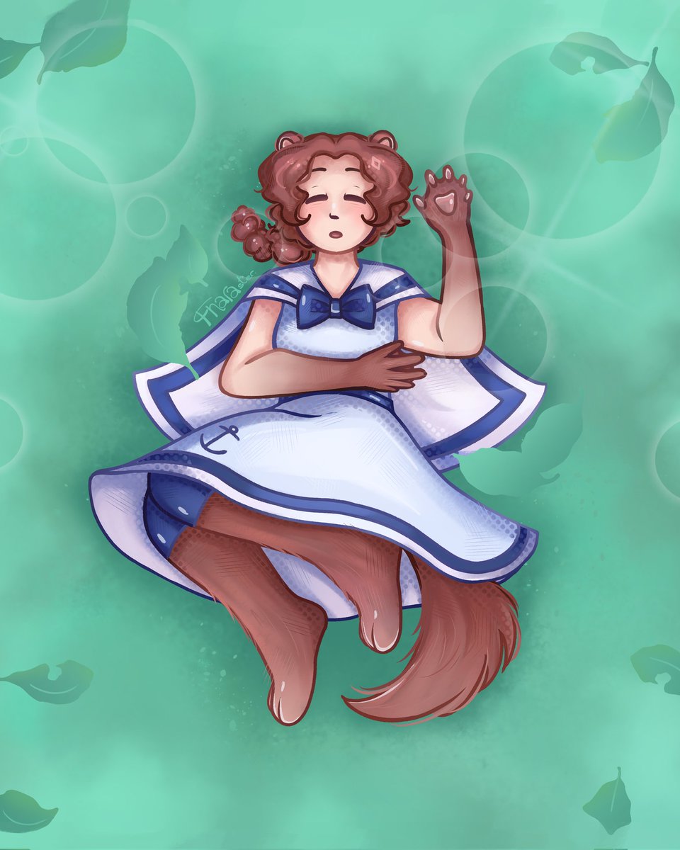 6th #Artfight art, a revenge - Ophelia
Oc by : mellioops 
Tumblr : mellioops