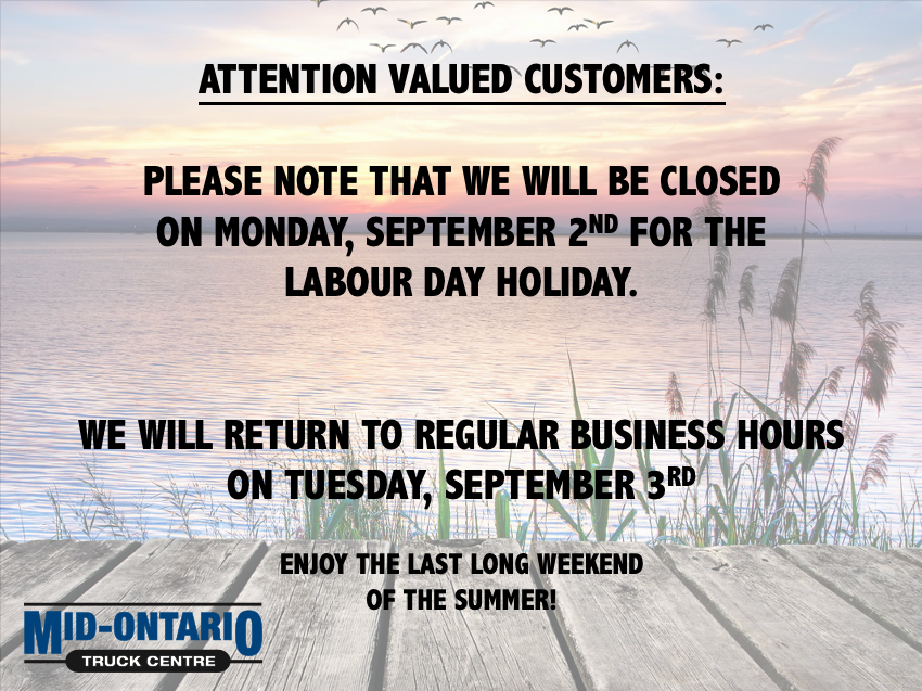 MidONTrucks's tweet photo. LAST LONG WEEKEND OF THE SUMMER. 😢
That FLEW by!!!
We hope you enjoy a safe and happy LONG weekend. https://t.co/wMTX3wLVRS