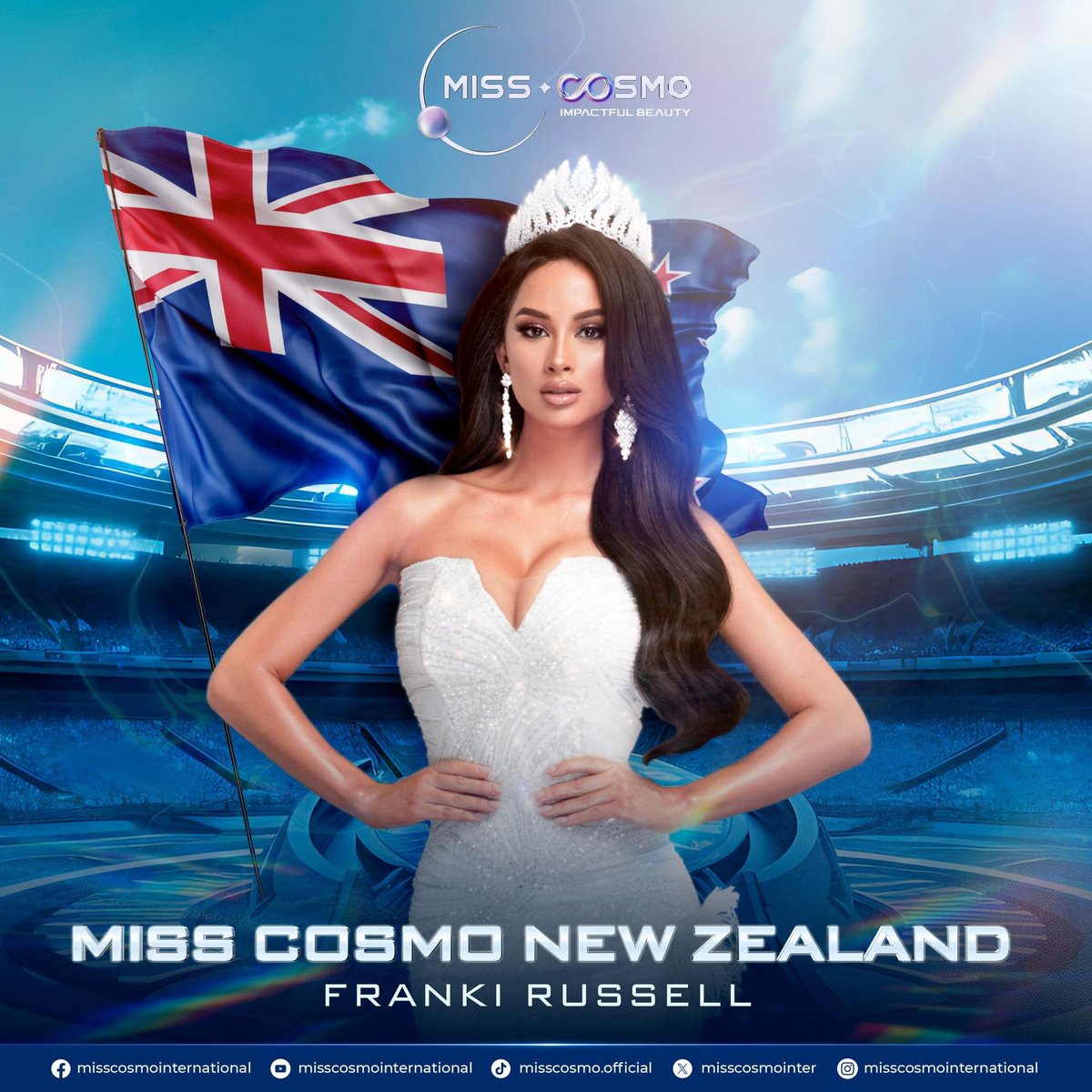 🔥 OFFICIAL ANNOUNCEMENT: MISS COSMO NEW ZEALAND 🇳🇿

Franki Russell is a professional film and television actress who has starred in several movies and TV series in Asia and the Philippines.

#MissCosmo
#MissCosmoNewZealand
#ImpactfulBeauty
#COSMO+ #UniMedia