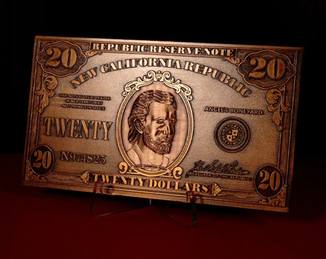 ⚠️NEW DROP⚠️
FALLOUT NEW VEGAS NCR $20 BILL REPLICA 

🙏 PLEASE USE AFFILIATE LINK 🙏
➡️ gear.bethesda.net/?ref=bb-gdr2py
➡️ Unfortunately codes do not work on this pre-order item and certain sale items* 

#Bethesdagear #fallout #falloutnewvegas #ncr #money #falloutonprime #merch #gaming