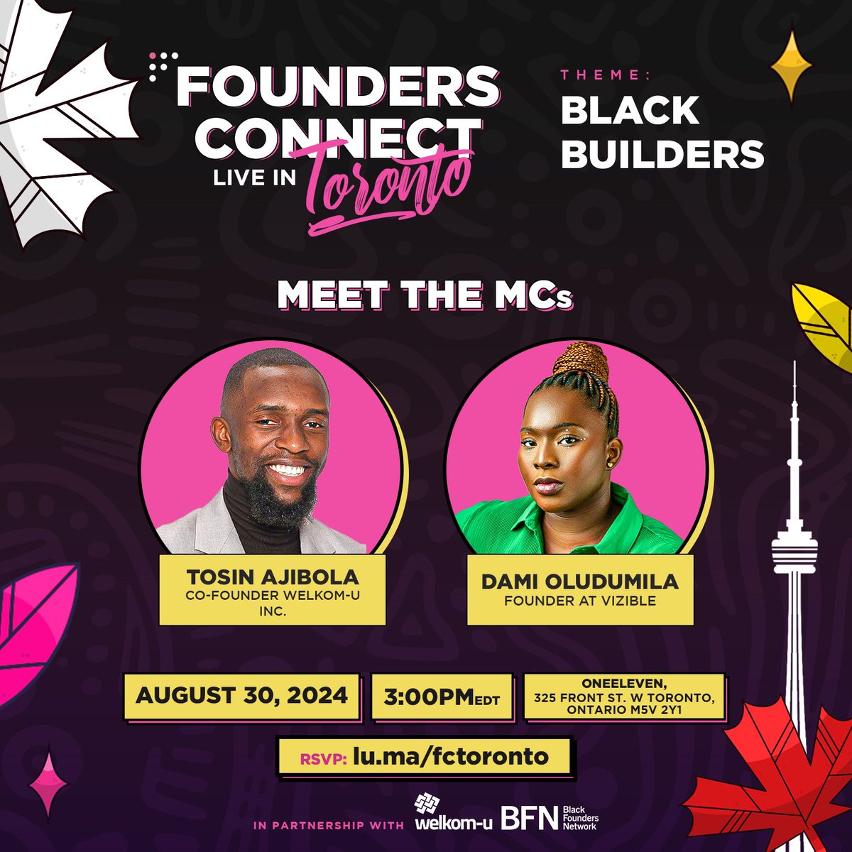 Anyway if you’re in the GTA, catch me outside with the crew later today ✨