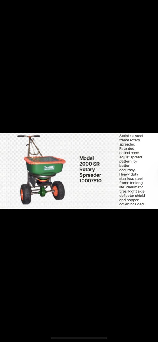 Eamonn Maguire (@eammagu) on Twitter photo “Sometimes things are better the more they stay the same”
..Anderson’s SR2000 now in stock stainless steel - cone technology- original and best <a href="/greenkeepingire/">GreenKeeping Ireland</a> “Sometimes things are better the more they stay the same”
..Anderson’s SR2000 now in stock stainless steel - cone technology- original and best <a href="/greenkeepingire/">GreenKeeping Ireland</a>