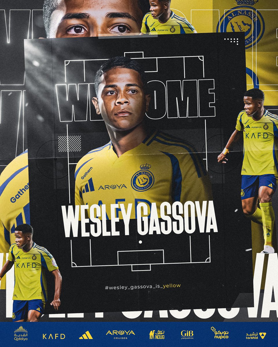 New talent, new home! 🤩
Welcome to AlNassr, Wesley 💛