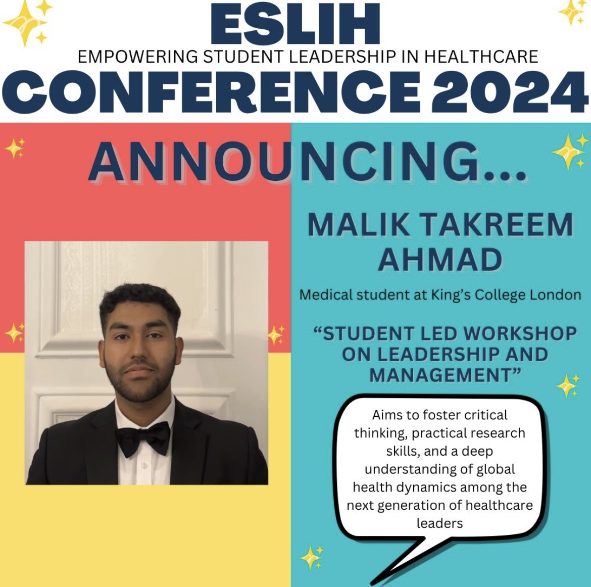 ESLIHConference's tweet image. The 3rd of 6 (!!) amazing speaker announcements for this year’s ESLIH conference! 

Buy you ticket now at app.medall.org/event-listings…

@FMLM_UK