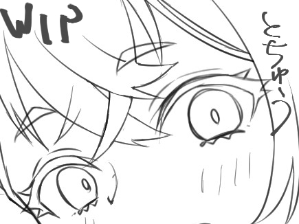 来月の絵かいてる 