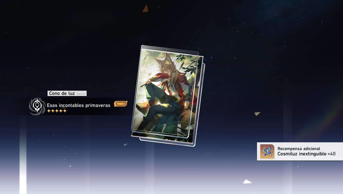 Salió... Ahora no tengo nada...
(Se va a llorar en la esquina por su miseria ;w;)