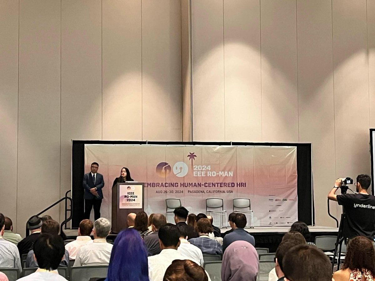 DuckietownAI's tweet image. It was a great pleasure to sponsor the InterAI workshop at IEEE RO-MAN 2024!

A big congratulations to the best paper awardees — your work is shaping the future of robotics!

🖥️ Visit our website - hubs.la/Q02N7Bh40

#robotics #robotautonomy #Duckietown #HRI