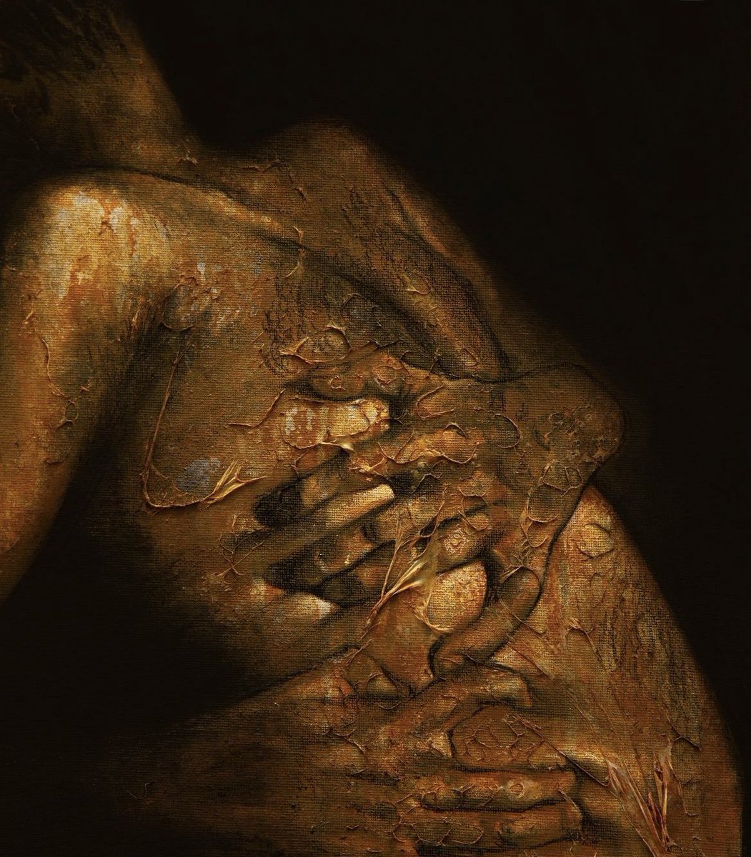 Self body portrait 
- Acrylic on Canvas