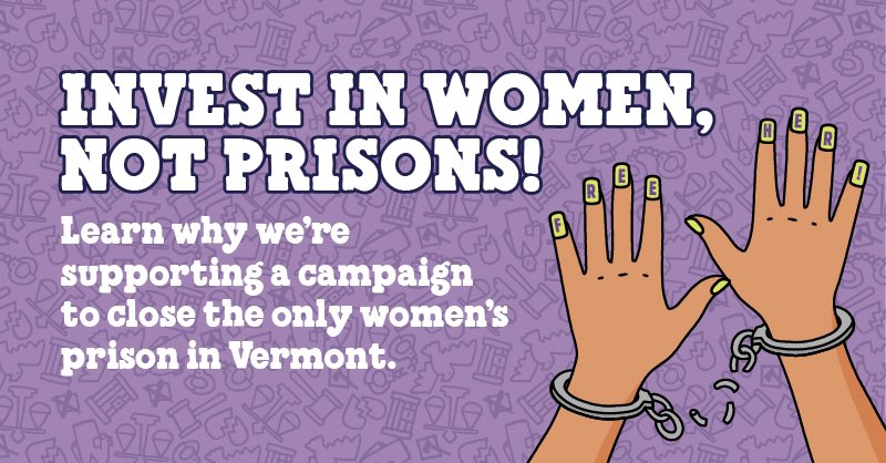 Our home state of Vermont has some of the lowest crime and incarceration rates in the country. So why are lawmakers here proposing spending $70 million on a new women’s prison? Learn more and take action now: benjerrys.co/3Xoo8Ap