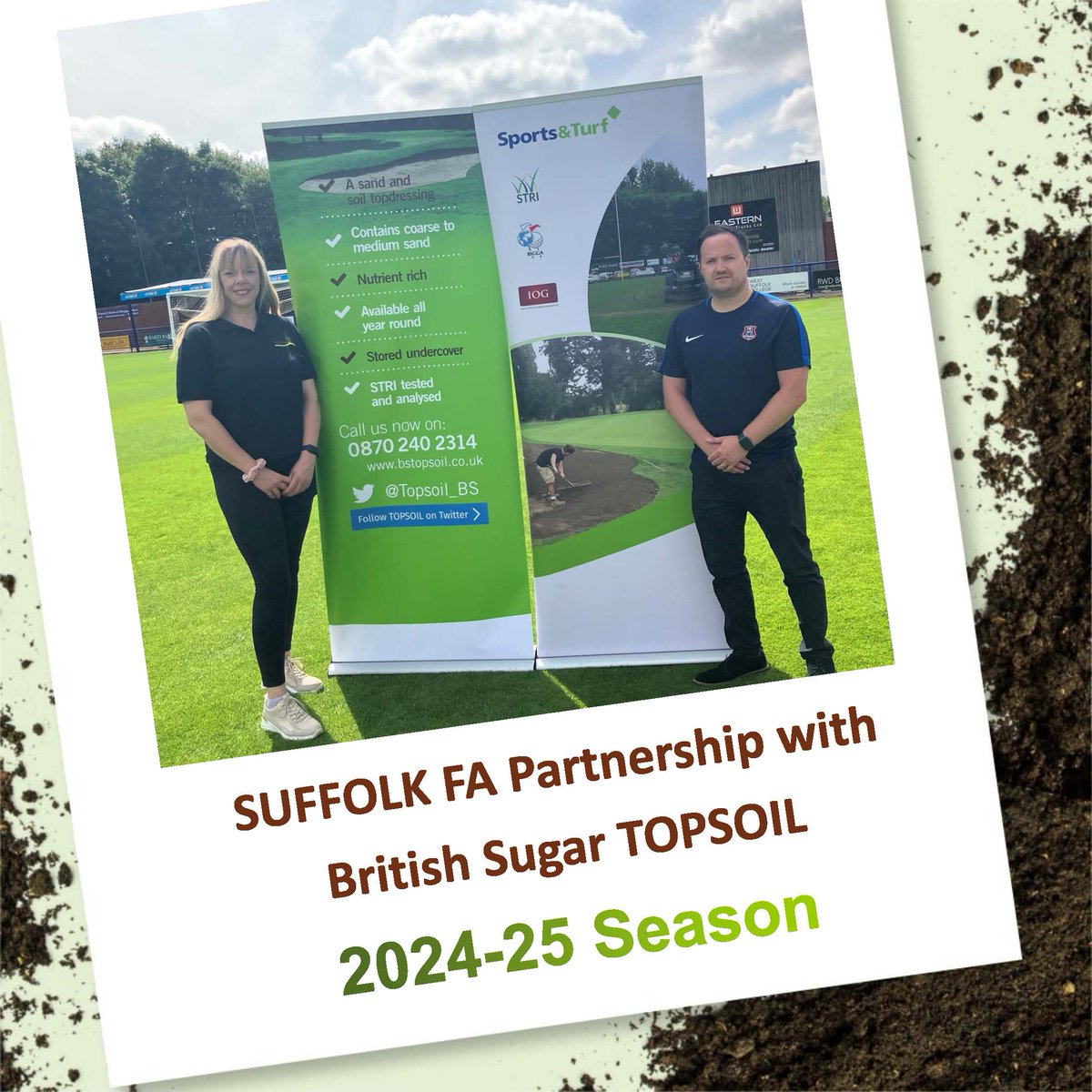 <a href="/SuffolkFA/">Suffolk Football Association</a>  have extended their partnership with British Sugar TOPSOIL for the 2024-25 season.
#topdressing #pitchmaintenenance #turfmaintenence

Read more here: bstopsoil.co.uk/media/news/pos…