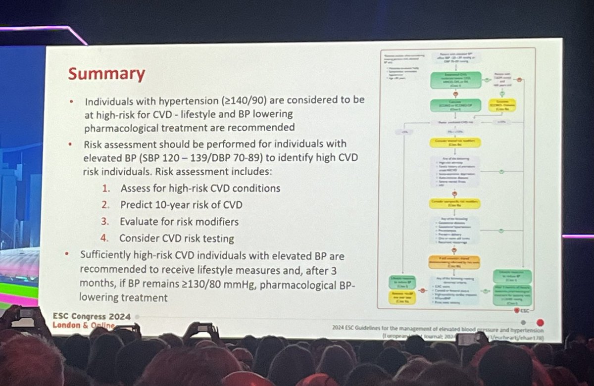 The new ESC hypertension guidelines are going to increase the number of patients measuring their own blood pressure and those where therapies will be suggested
