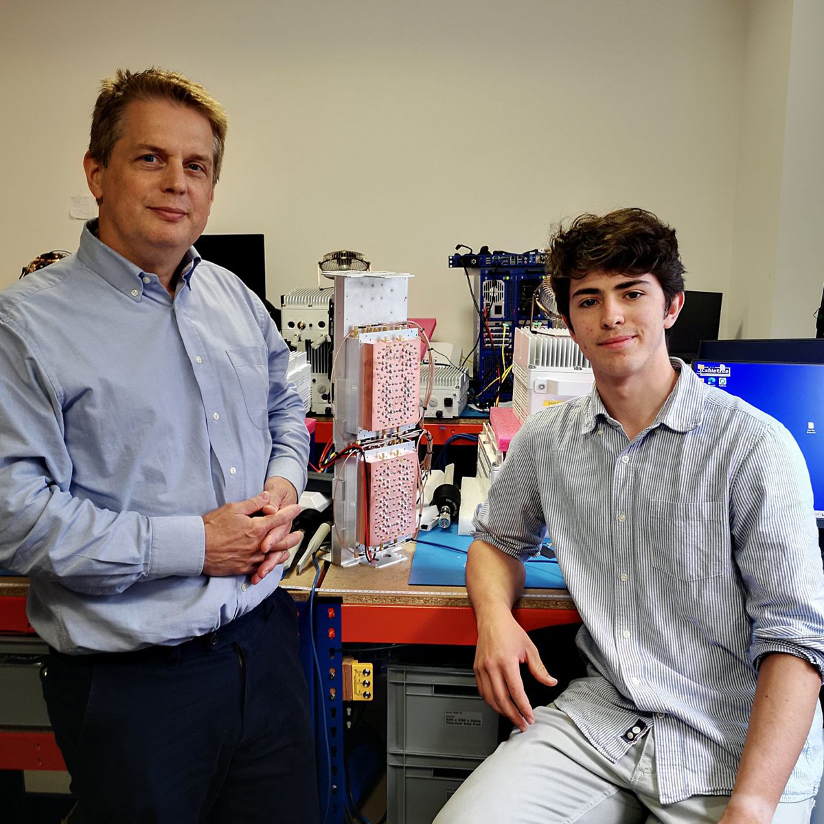 cablefreeltd's tweet image. Nurturing talent:
We really enjoyed Peter joining the #CableFree team this Summer - thank you Peter for your contributions working with advanced wireless technologies.  Best wishes for your ongoing studies at Department of Engineering at the University of #Cambridge !