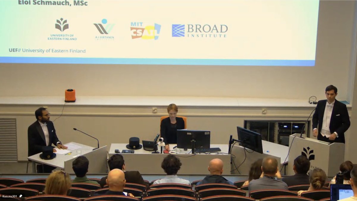 Warmest congratulations to <a href="/EloiSchmauch/">Eloi Schmauch</a> for his extraordinary work. Truly a privilege to watch his accomplishments come together in this exceptional thesis with opponent @SikandHayat . A privilege to be your co-mentor with <a href="/KaikkonenLab/">Kaikkonen Lab</a> and @SuviLinnaK.  So proud!!  🤞👨‍🎓🥹🏆🔖📚