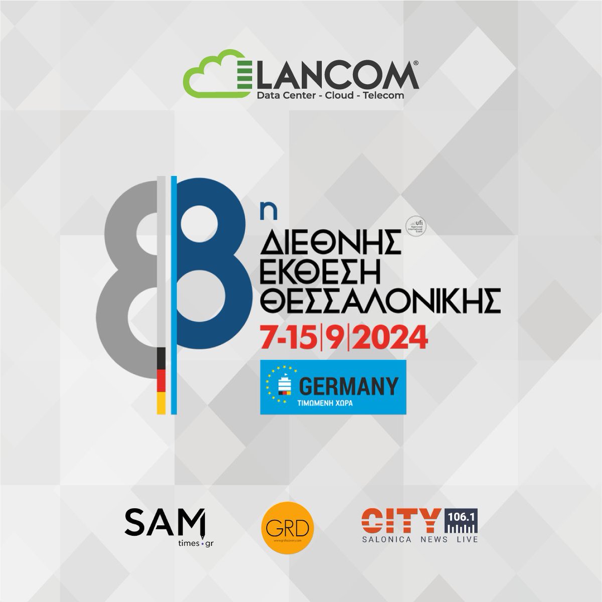 balkan_gate's tweet photo. New vidcast series at the 88th Thessaloniki International Fair! 

#SamTimes &amp; #Thessaloniki_mou_kalispera with @MariaSamolada team up with Lancom, City 106.1 &amp; GRDiscovery.

Join us at Pavilion 15, Booth 19 for live updates on society, business, tech, and culture!
#TIF2024 #Media https://t.co/K1Z84Xy6cK