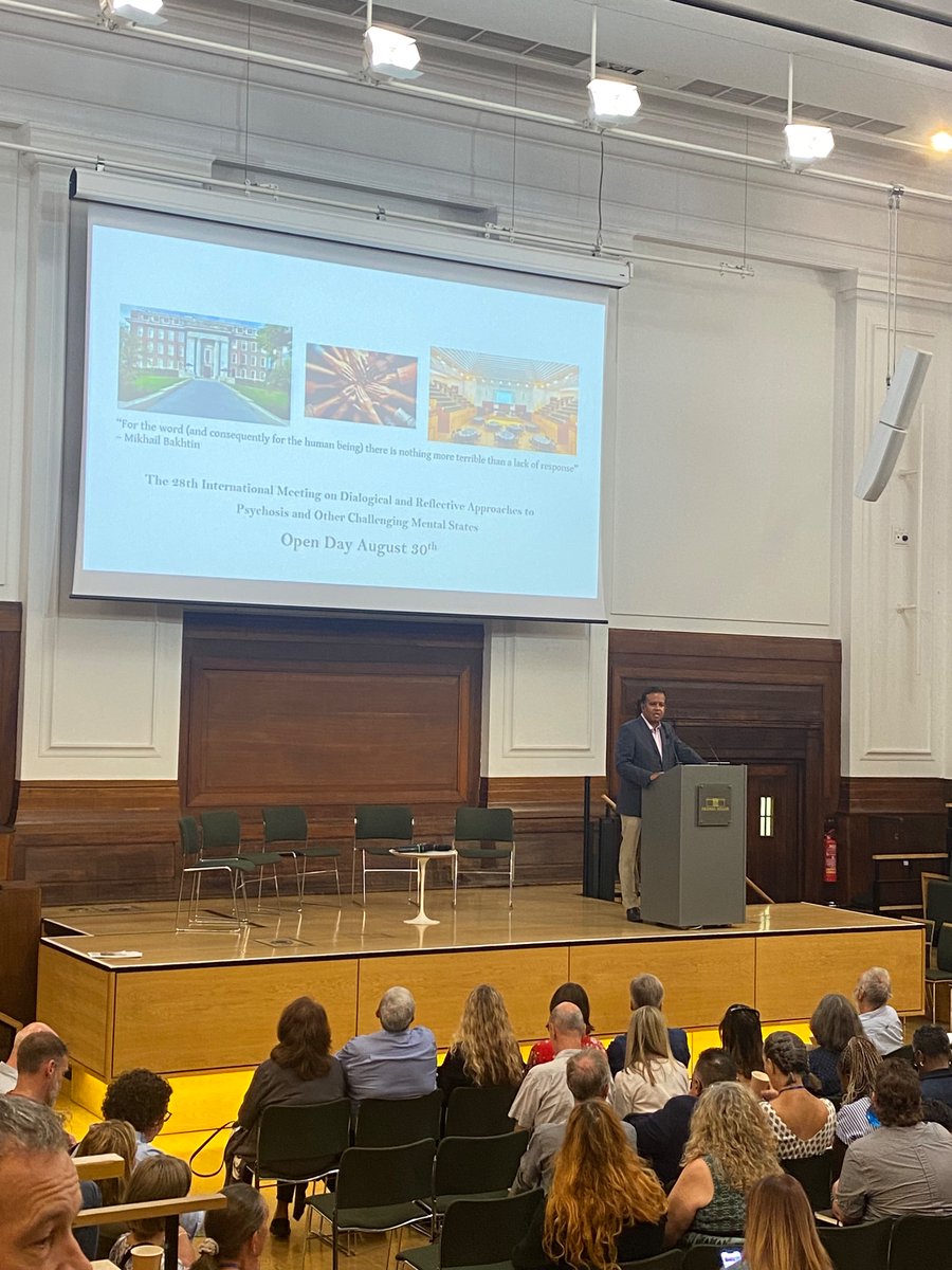 Utterly honoured to be here at the international Open Dialogue conference today and even more honoured to be involved in the incredible research in this area. 💜
