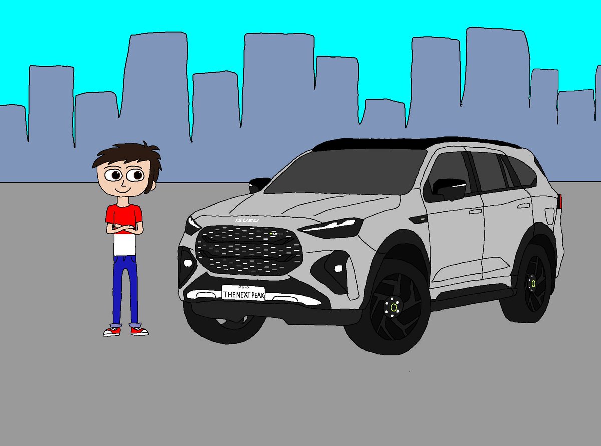 TouseLinza's tweet photo. I just drawn a Wave and the nice car Isuzu Mu-X RS
#WaveAdventures #WavePhubet #TouseLinzaProductions #TouseLinza #IsuzuMuX #SUV https://t.co/7NJPBd4HlS