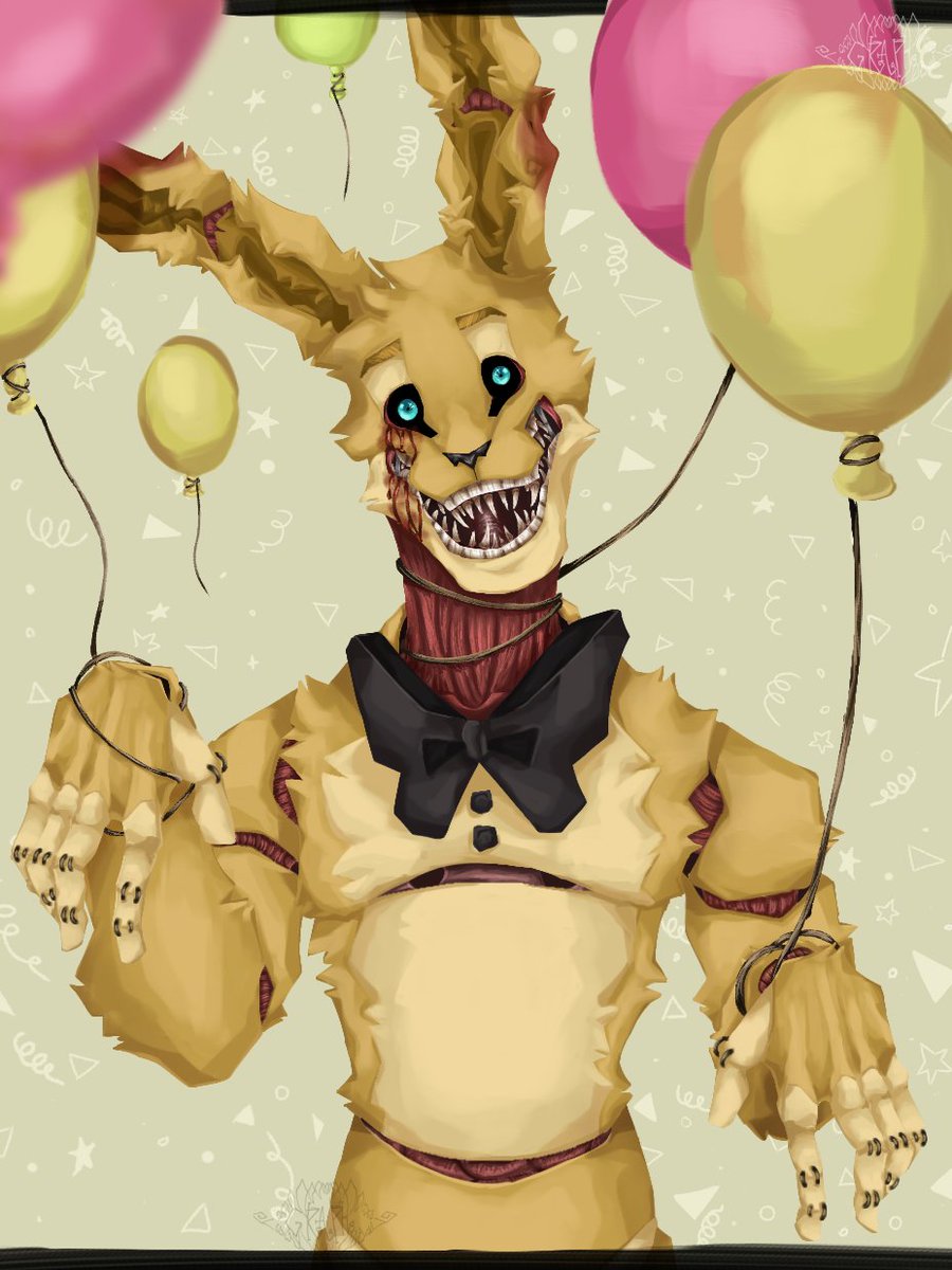 pastGraph's tweet image. My favorite job!
#Fnaf #intothepit #Pittrap #SpringBonnie