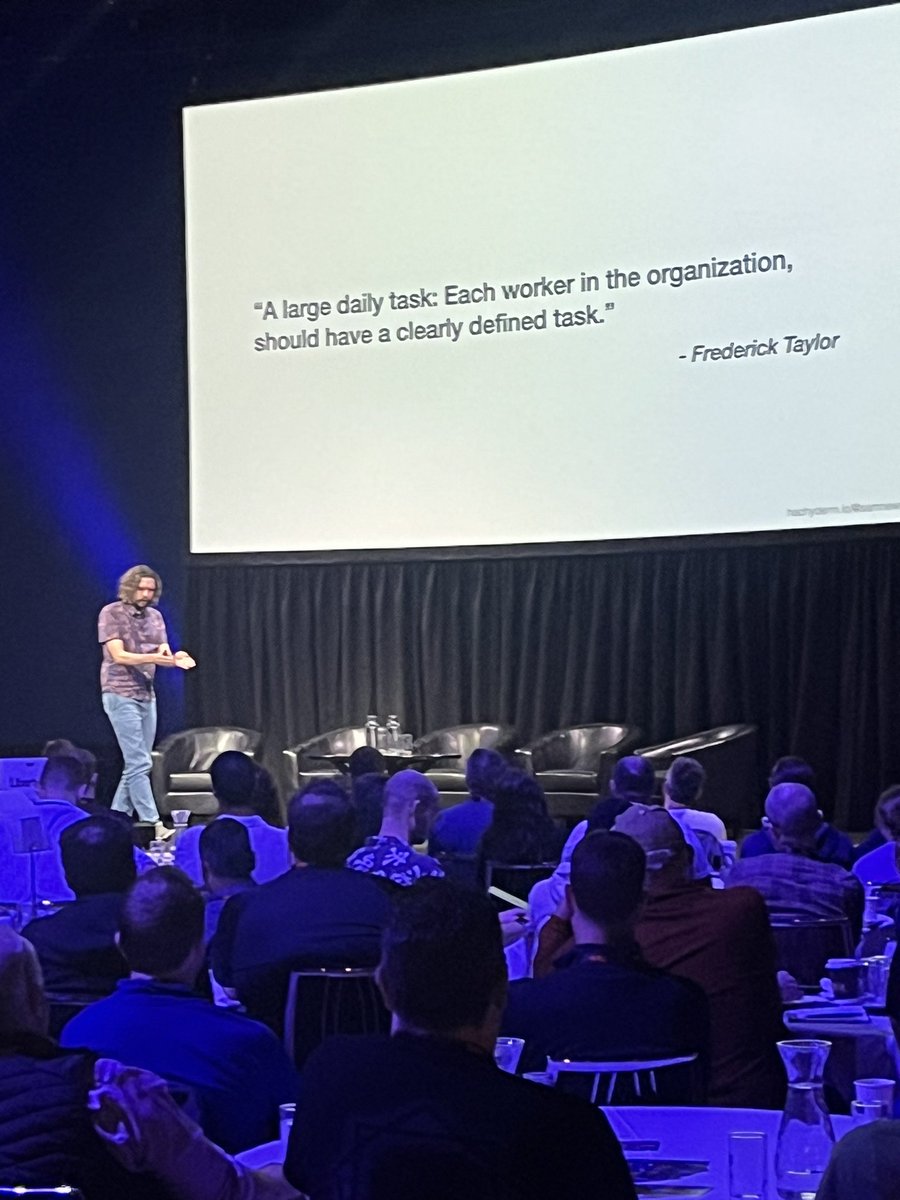 mipsytipsy's tweet image. Oh damn, i really need to be finishing my slides but @samnewman is spitting FIRE on stage about organizations that silo engineers by specialty, treating them like fungible units, and oh shit nothing works anymore. @ShipItCon