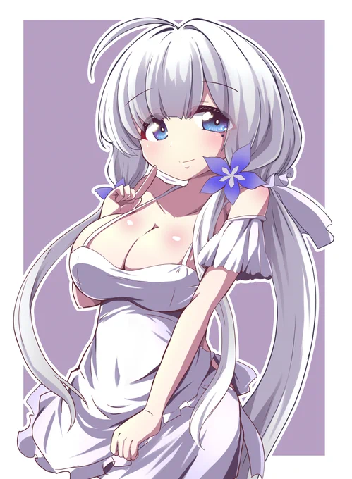 前のラフを色塗り イラストリアスママぁ・・・#アズレン #イラストリアス(アズールレーン) 