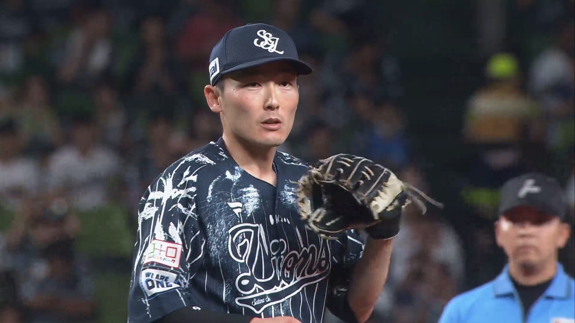 激安定価以下 西武ライオンズ 源田壮亮 ハントブルー レプリカユニフォーム XL 埼玉西武ライオンズ (サイタマセイブライオンズ) 蒼空