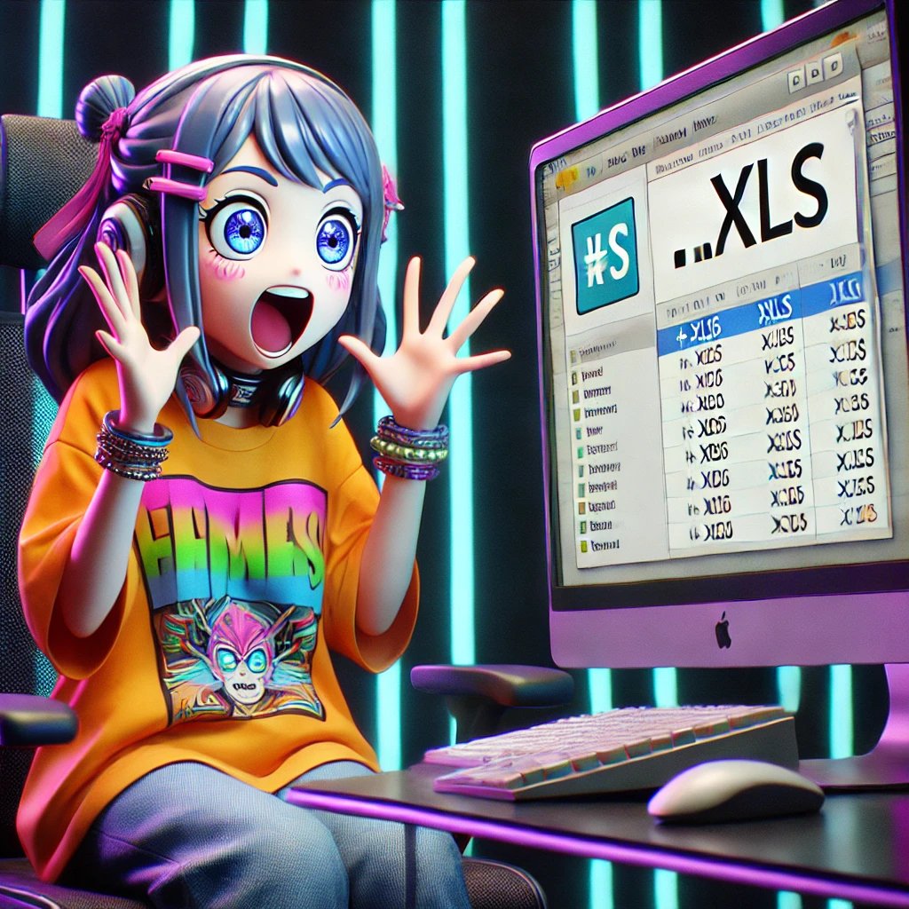 fumokmm's tweet image. #あるあるがある #Excelあるある
2024年になってもまだなお、「.xls」と出会うことがある。