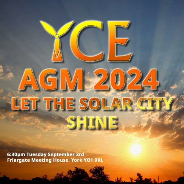 Reminder that our AGM is next Tuesday - come along for some big announcements about our Solar City project, and a chance to play our Solar City game! Refreshments from 6:15pm. Free.