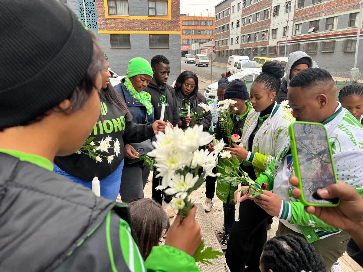 SthembeloMajola's tweet image. It seems as is business as usual after the Usindiso tragic that cost 77 lives; In remembrance of Usindiso fire victims we have revisited the incident scene. We will continue to call for the City to reclaim all hijacked buildings to avoid similar incidents from 
re occurring.