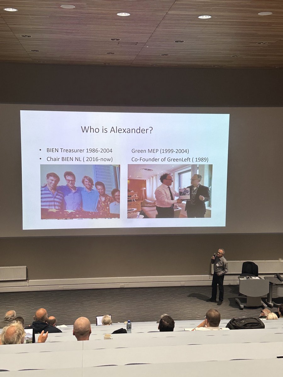 plancommonsense's tweet image. Day 2 of #BIEN2024 with ⁦@roo_alexander⁩. A long term advocate of #BasicIncome