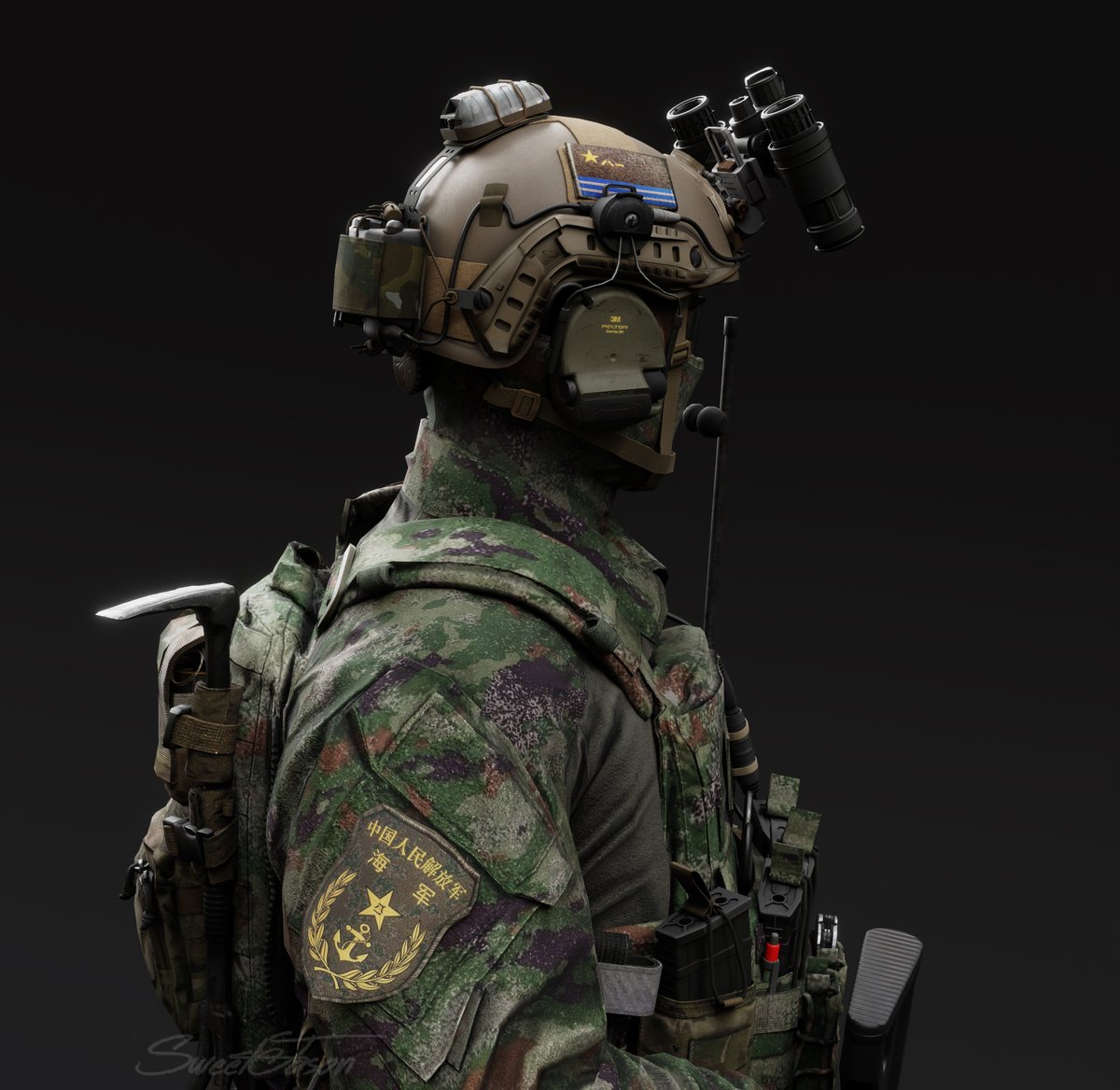🇨🇳PLA Navy Counter Terrorism Special Warfare Group (CTSWG)
Unofficial design.

#blender #b3d #render #PLA