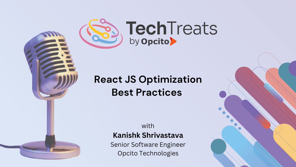 opcito's tweet image. New episode of TechTreats the Opcito Podcast is here. We discuss React optimization best practices, React fragments, dependency optimization, and styling tips. Bonus tips around React 19 game changers, all this here: youtu.be/IwZZwjkRS84?si…
#ReactJS #ReactOptimization #React
