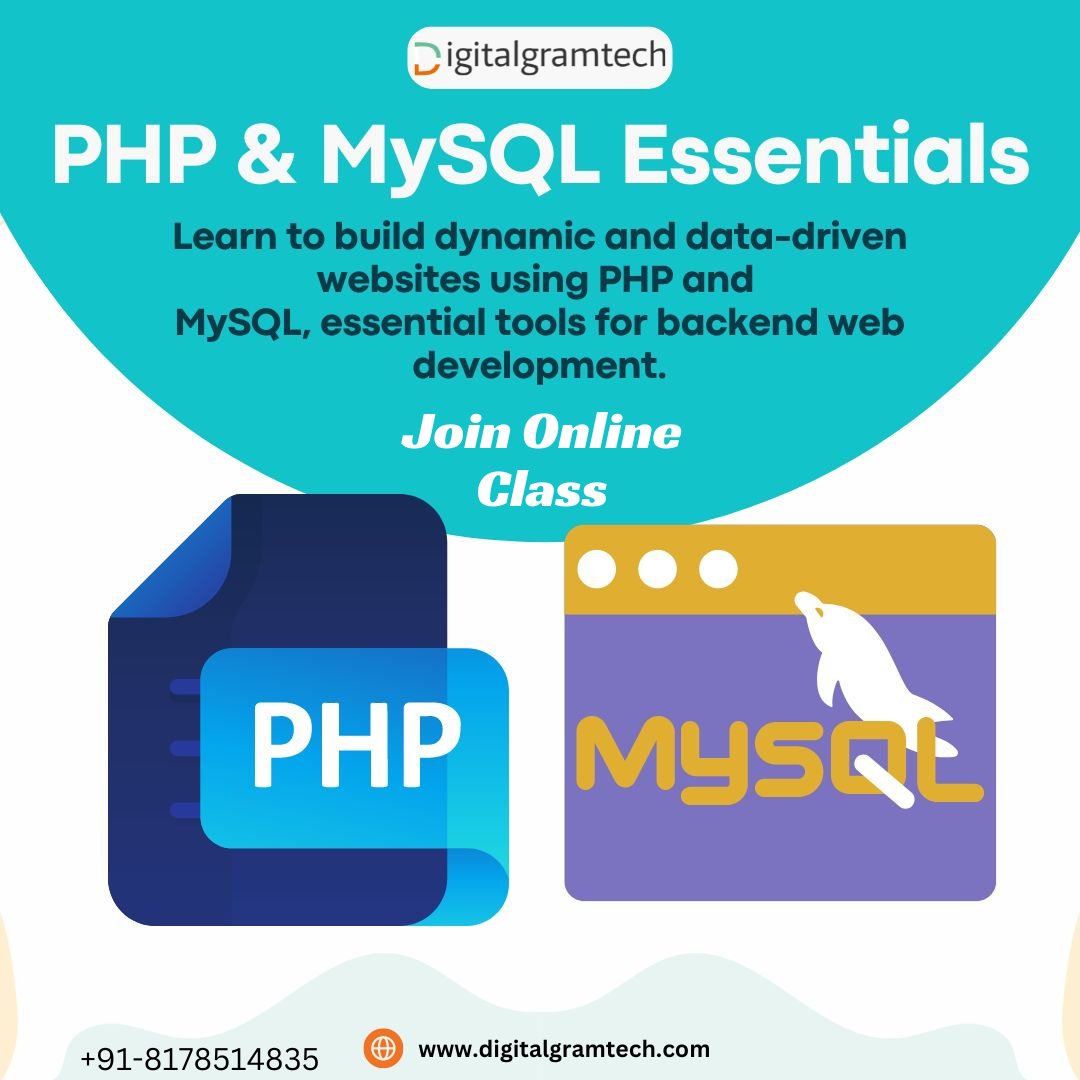 Avinashjjp's tweet image. Learn the programming languages for creating interactive web applications. 
Call 8178514835 or visit: tinyurl.com/bdhapdv6
#digitalgramtech #phptraining #mysqlcourse #phpclass #websitedevelopmentcourse #webdesigncourse #programmingcourse #graphicdesign #digitalmarketingcourse