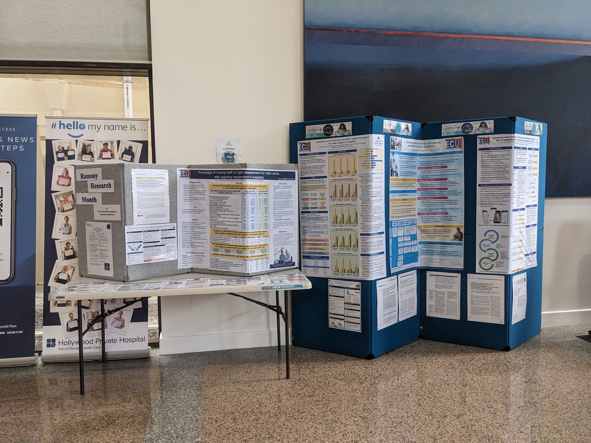 We are getting ready for Ramsay Research month 2024. Come visit our research display at Hollywood Private Hospital reception, which will be up until the end of September. Check it out! #ramsayresearchmonth #hollywoodprivatehospital