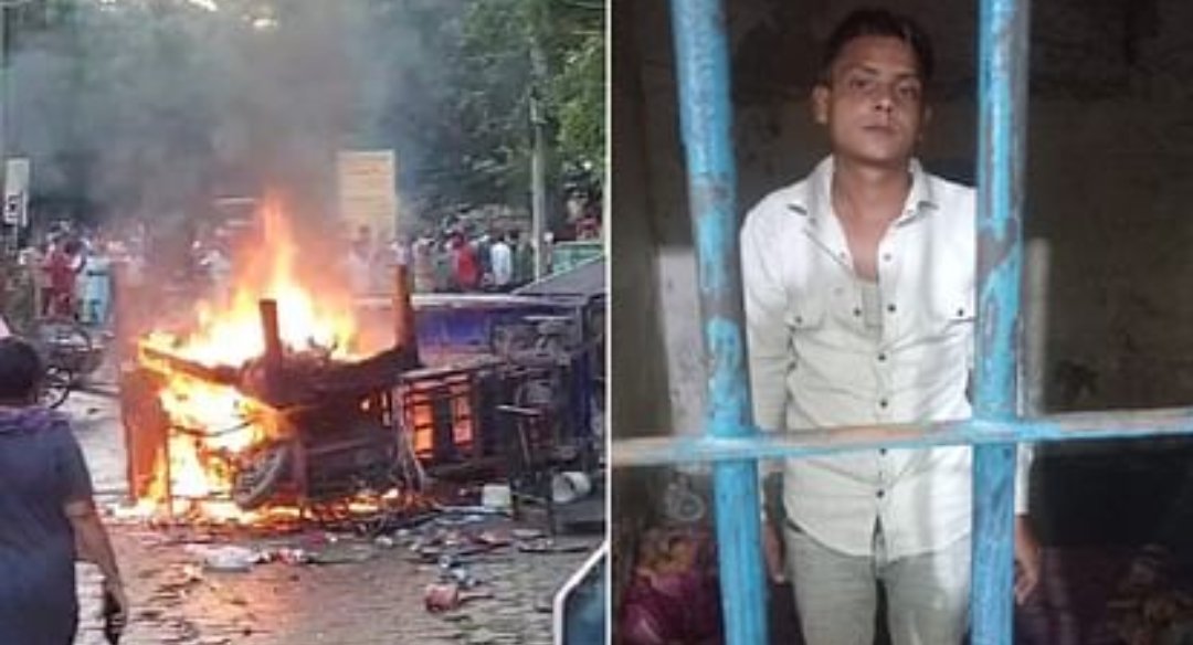 OmkaraRoots's tweet image. 🚨 Hindu organizations point to recurring issues with scrap shops in the area, criticizing police patrols and linking the incident to broader criminal activities. The resulting protests saw significant property damage in Karkardooma. #CommunityUnrest #HinduOrganizations #Muslim