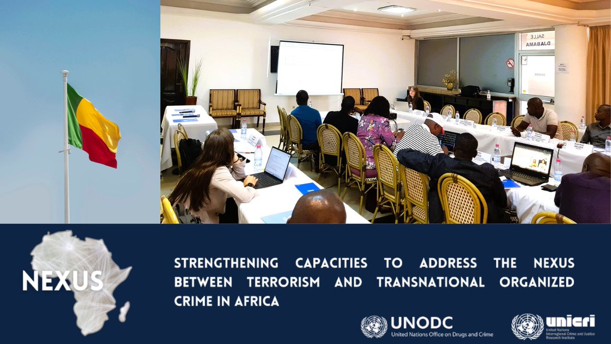 UNODC_TPB's tweet photo. The #nexus between terrorism and organized crime and the increasing use of ICT in this context threatens global security.
UNODC & #UNICRI support 🇧🇯 to counter such threats. Cyber investigations, #OSINT& digital evidence are🔑 for establishing accountability.
🙏Thanks to UNPDF https://t.co/36ErgI7IbR